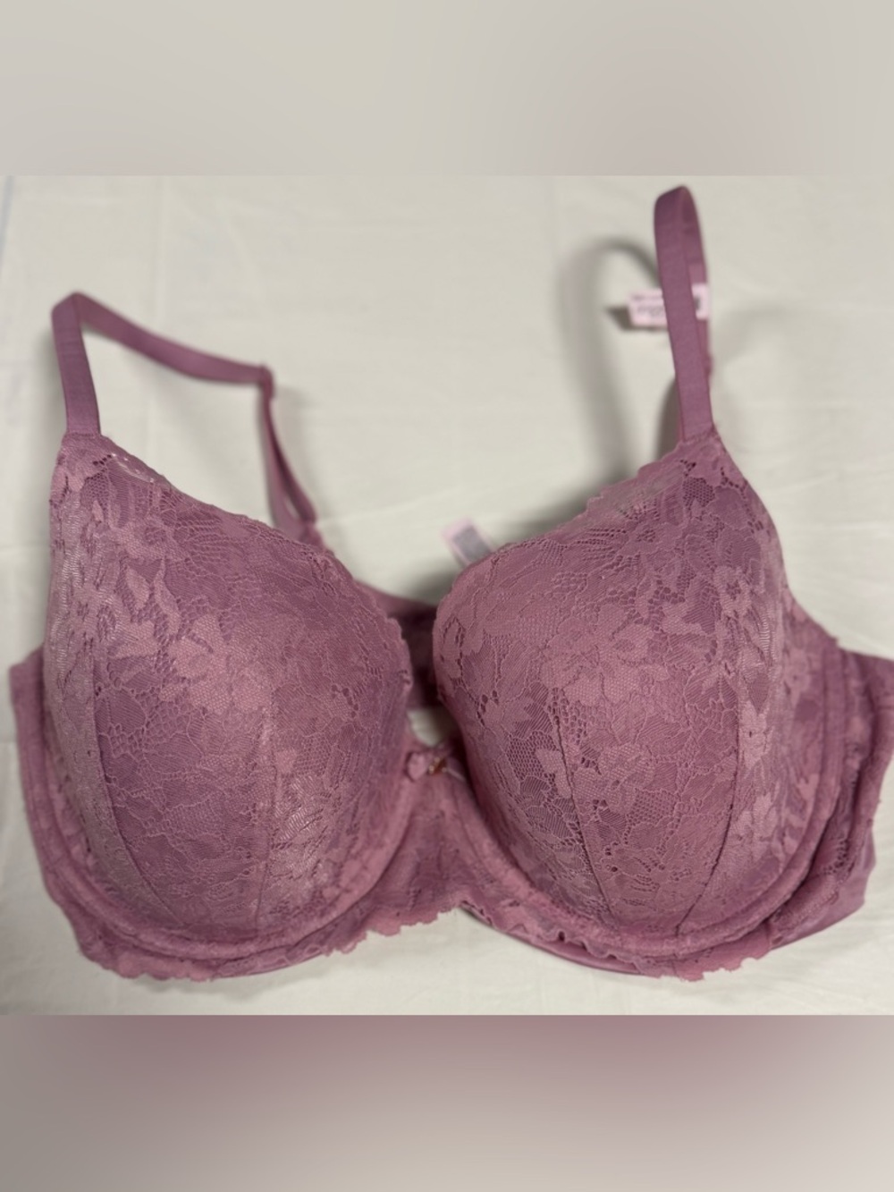 Victoria’s Secret Body by Victoria Lace Demi Bra 38DD Mauve Pink